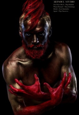 Ольга Малахит - body art