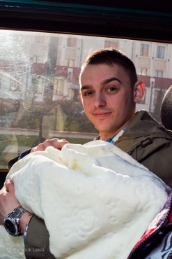 Леся  - Выписка из роддома