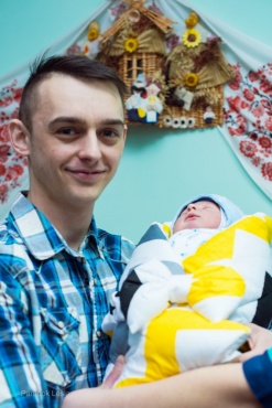 Леся  - Выписка из роддома
