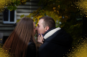 Альбом "Love story". Фотосессия влюблённой молодой пары на природе. 
