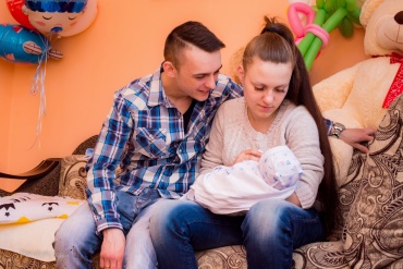 Леся  - Выписка из роддома