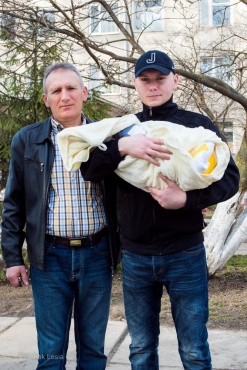 Леся  - Выписка из роддома